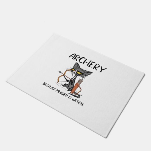 殺人は猫射手がおもしろい違うから ドアマット (アングル)