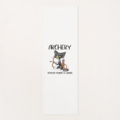 殺人は猫射手がおもしろい違うから ヨガマット (正面)