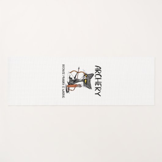 殺人は猫射手がおもしろい違うから ヨガマット (正面(横))