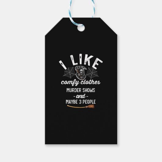 『殺人ショー』がおしゃれな服に合うのが好き ギフトタグ (正面)