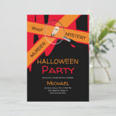 殺人ディナー犯罪シーン血ハロウィーン 招待状 (スタンド正面)