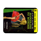 殺人パルプカバーへの血線 マグネット (横)