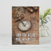 殺人ミステリーエスケープルームバースデーパーティー 招待状 (スタンド正面)