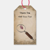 殺人ミステリーギフトラベル パーソナライズされた ギフトタグ (正面)