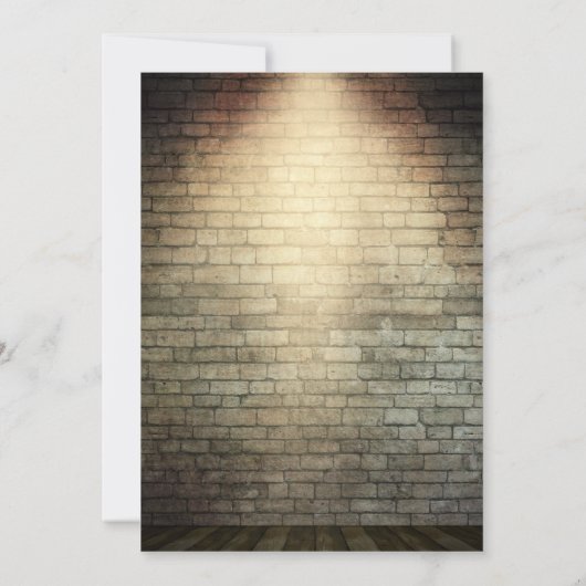 殺人ミステリーディナー誕生日招待 招待状 (裏面)