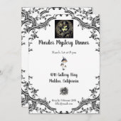 殺人ミステリーディナー 招待状 (正面/裏面)