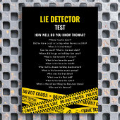 殺人ミステリーパーティークイズと犯行現場テープ 招待状