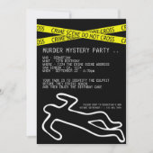 殺人ミステリーパーティー 招待状 (正面)