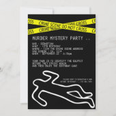 殺人ミステリーパーティー 招待状 (正面)