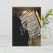 殺人ミステリー招待状犯行現場調査2 招待状 (スタンド正面)