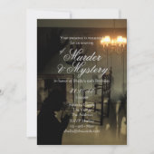 殺人ミステリー招待状犯行現場調査 招待状 (正面)