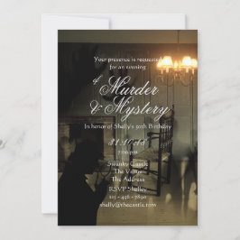 殺人ミステリー招待状犯行現場調査 招待状