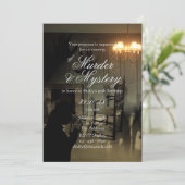 殺人ミステリー招待状犯行現場調査 招待状 (スタンド正面)