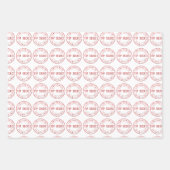 殺人ミステリー犯罪ファンのコールドケースの血液包装 ラッピングペーパーシート (正面3)