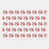 殺人ミステリー犯罪ファンのコールドケースの血液包装 ラッピングペーパーシート (正面)