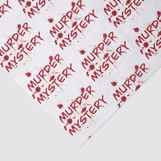 殺人ミステリー犯罪ファンのコールドケースの血液包装 薄葉紙 (詳細)