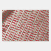 殺人ミステリー犯罪ファン向けの冷たい事件の血まみれの謎 ラッピングペーパーシート (正面2)