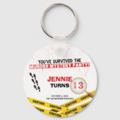 殺人ミステリー犯罪誕生日土産キーチェーン キーホルダー (裏面)