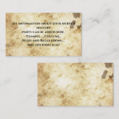 殺人ミステリー誕生日 エンクロージャーカード (正面/裏面)