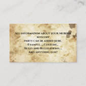 殺人ミステリー誕生日 エンクロージャーカード (正面)