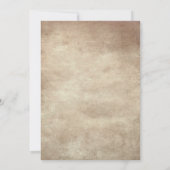 殺人ミステリー・ディナー招待状 招待状 (裏面)