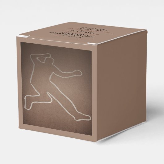 殺人ミステリー「輪郭の付いた体」誕生日 フェイバーボックス (正面サイド)