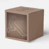 殺人ミステリー「輪郭の付いた体」誕生日 フェイバーボックス (裏面サイド)