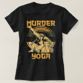 殺人ヨガBJJ mmaヴィンテージレトロブラジおもしろいル Tシャツ (デザイン正面)