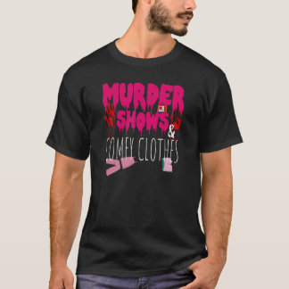 殺人事件のドキュメンタリーと快適な服 真の犯罪 殺人者P Tシャツ