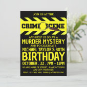 殺人事件の現場謎の誕生日パーティー 招待状 (スタンド正面)