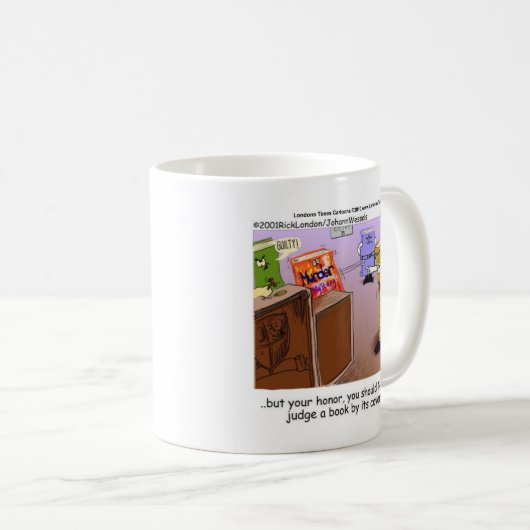 殺人事件の謎の法廷ドラマおもしろいティ&ギフト コーヒーマグカップ (正面右)