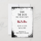 殺人事件の謎デートをパーティーする セーブザデート (裏面)