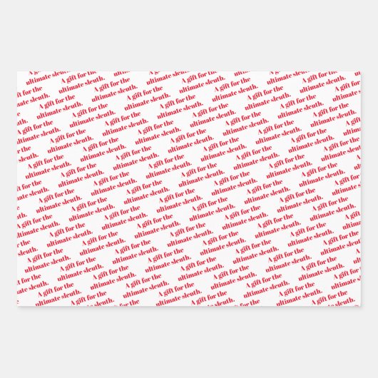 殺人事件ファンのコールドケース血 ラッピングペーパーシート (正面2)