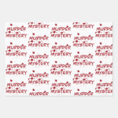 殺人事件ファンのコールドケース血 ラッピングペーパーシート (正面)