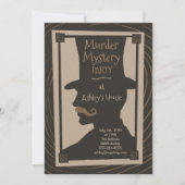 殺人事件推理小説のパーティの招待状 招待状 (正面)