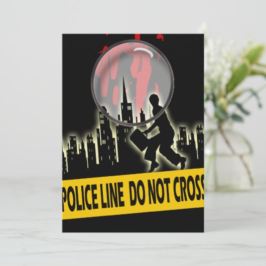 殺人事件推理小説の容疑者の夕食の誕生日 招待状 (スタンド正面)