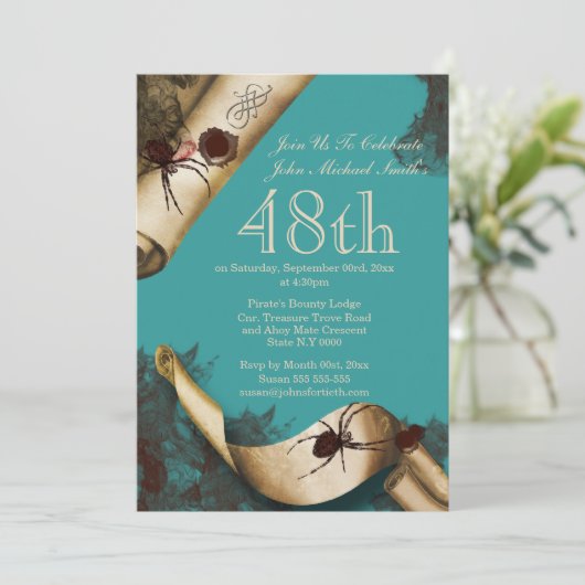 殺人事件推理小説の調査の青のwhodunnit 招待状 (スタンド正面)