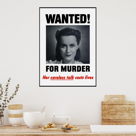 殺人指名手配縁ど-  ポスター (キッチン)