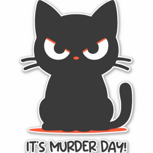 殺人日 シール (正面)