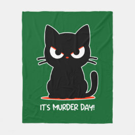 殺人日 フリースブランケット