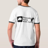 殺人未遂の人の信号器のTシャツ Tシャツ (裏面フル)