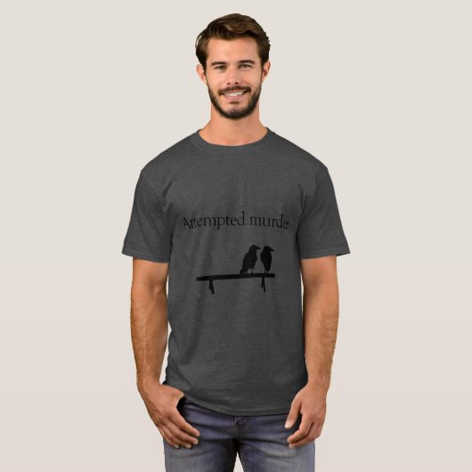 殺人未遂の友達 Tシャツ (正面フル)