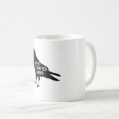殺人未遂ハロウィンカラス駒が好き コーヒーマグカップ (正面右)