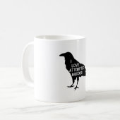 殺人未遂ハロウィンカラス駒が好き コーヒーマグカップ (正面左)