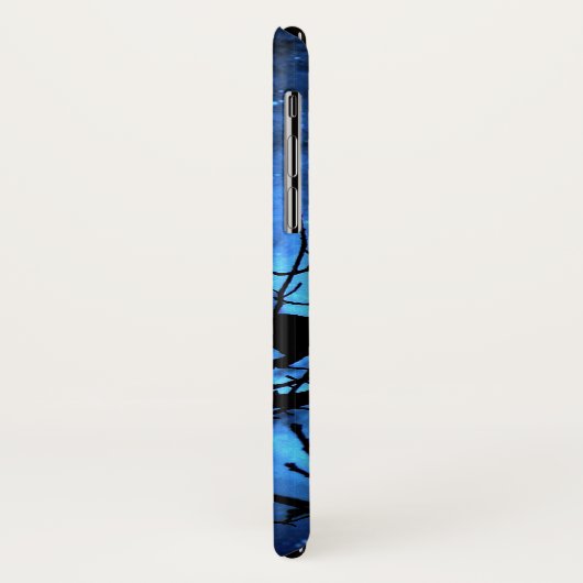 殺人未遂：カラス、ブルースカイ Case-Mate iPhoneケース (裏面/左)