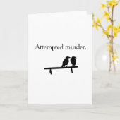 殺人未遂 カード (黄色い花)