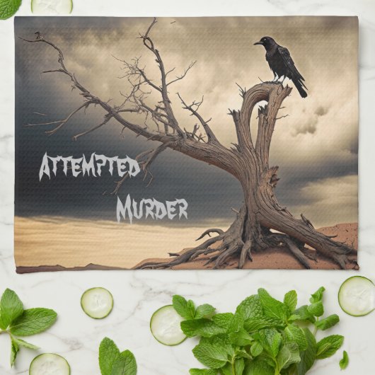 殺人未遂 キッチンタオル (折り畳み)