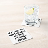 殺人未遂 スクエアペーパーコースター (インサイチュ)