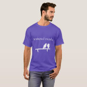 殺人未遂 ホワイト デザイン ギフト Tシャツ (正面フル)