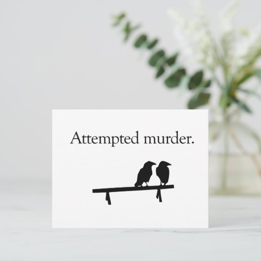 殺人未遂 ポストカード (スタンド正面)